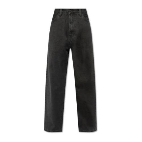 Jeans met logo Carhartt Wip , Black , Heren