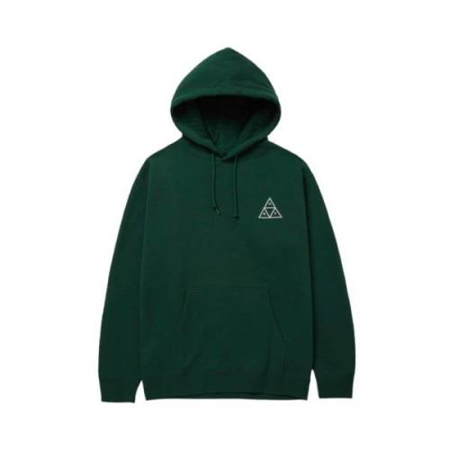 Triple Triangle Pullover Hoodie HUF , Green , Heren