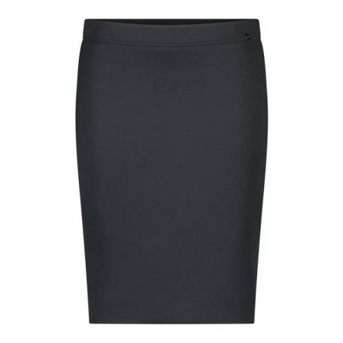 Stretchjersey Rok Marc Cain , Black , Dames