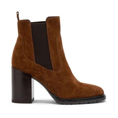 Bruine Enkellaarsjes voor Dames Carmens , Brown , Dames