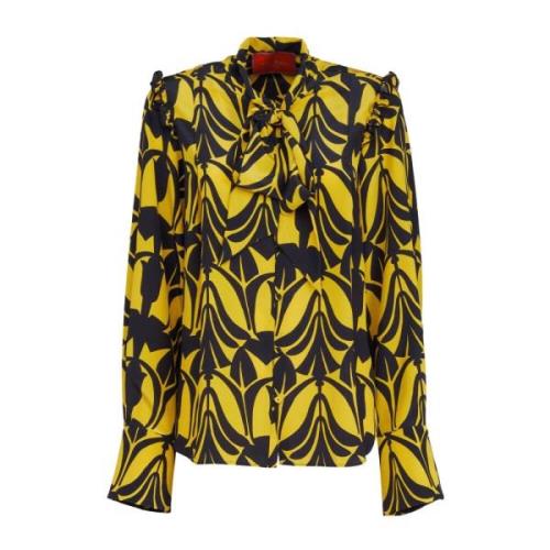 Ascot Shirt La DoubleJ , Yellow , Dames