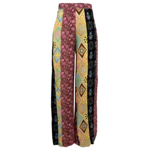 Multikleur Broek voor Dames Akep , Multicolor , Dames