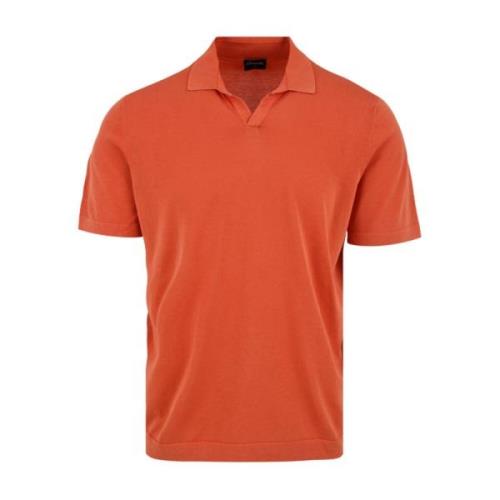 Oranje Polo Shirt voor Heren Drumohr , Orange , Heren