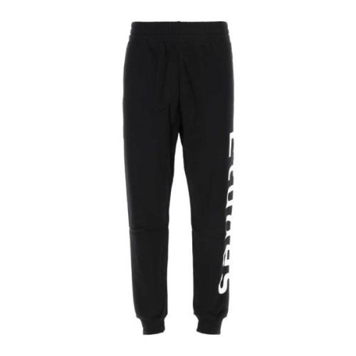 Zwarte katoenen joggers Études , Black , Heren