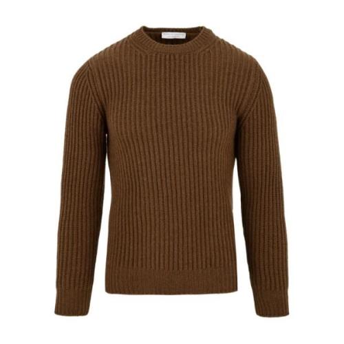 Y24186 440 Kameel Trui Filippo De Laurentiis , Brown , Heren