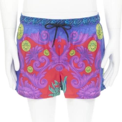 Pre-owned Polyester bottoms Versace Pre-owned , Multicolor , Dames