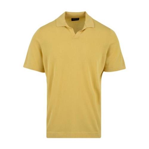 Gele Polo T-shirts en Polos Drumohr , Yellow , Heren