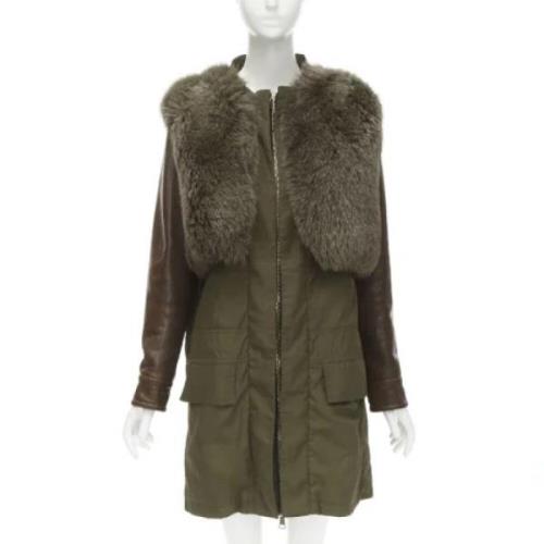 Pre-owned Fabric outerwear Givenchy Pre-owned , Green , Dames