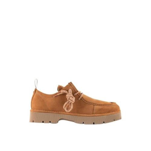 Laced Shoes Panchic , Brown , Heren