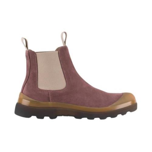 Beatle Boot Suede Brownrose Panchic , Pink , Dames