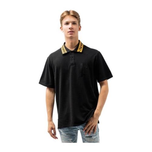 Klassieke Polo T-Shirt Just Cavalli , Black , Heren