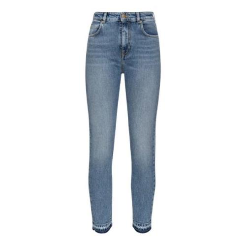 Vintage Comfort Slim Fit Jeans Pinko , Blue , Dames