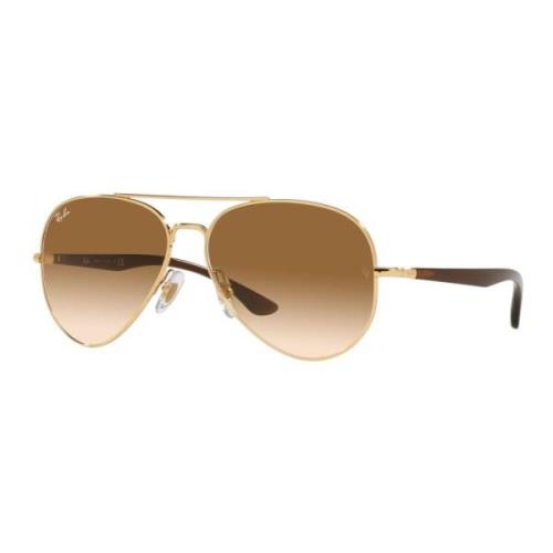 RB 3675 Sungles, Gold/Light Brown Shaded Ray-Ban , Yellow , Unisex
