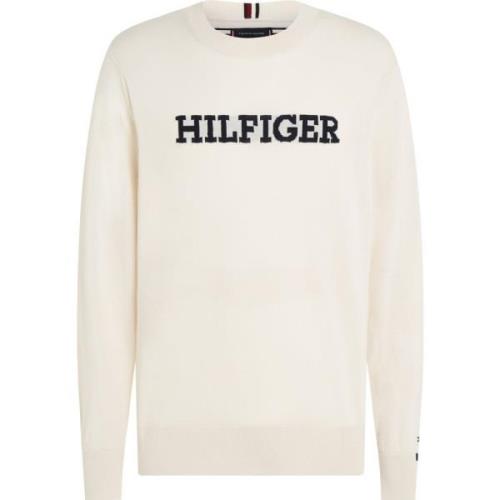 Herenkleding Sweatshirts Crème Aw23 Tommy Hilfiger , Beige , Heren