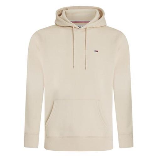 Reguliere Fleece Hoodie Tommy Hilfiger , Beige , Heren