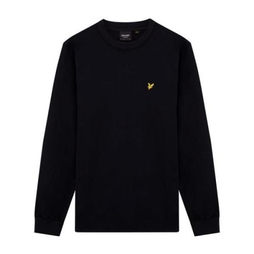 Relaxed longsleeve T-shirt Lyle & Scott , Black , Heren