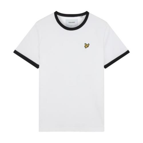 Ringer T-shirt voor SS T-Shirts Lyle & Scott , White , Dames