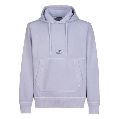 Stijlvolle Lila Hoodie met Geborduurde Tekst C.p. Company , Purple , H...