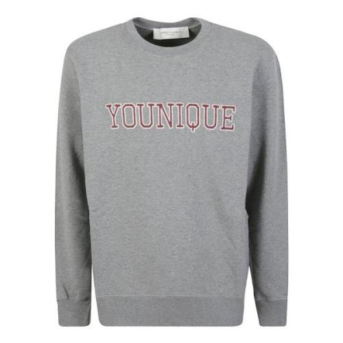 Younique Logo Sweatshirt Golden Goose , Gray , Heren