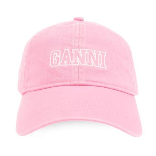 Baseballpet Ganni , Pink , Dames