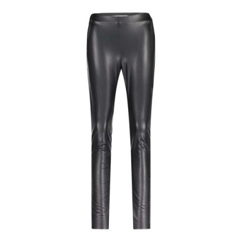 Ultra Comfortabele Vegan Leren Leggings Raffaello Rossi , Black , Dame...