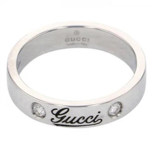 Tweedehands sieraden Gucci Zilver Witgoud Gucci Vintage , Gray , Dames