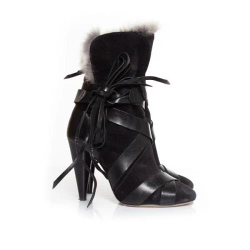 Pre-owned Suede boots Isabel Marant Pre-owned , Black , Dames