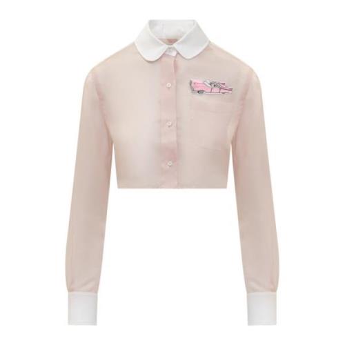 Stijlvolle Overhemden Thom Browne , Pink , Dames
