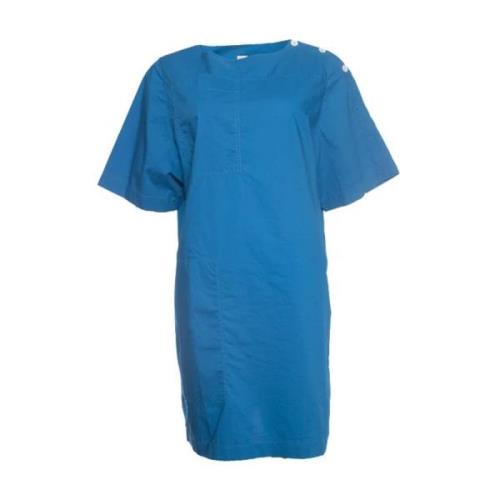 Pre-ownedCottondresses Hermès Vintage , Blue , Dames