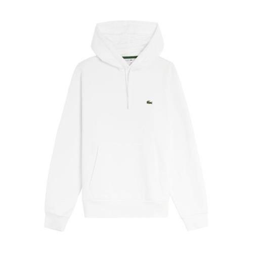 Tijdloze icoon Hoodie Lacoste , White , Heren