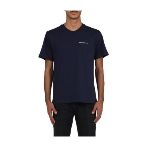 Christer T-shirt met logo-afdrukken Department Five , Blue , Heren