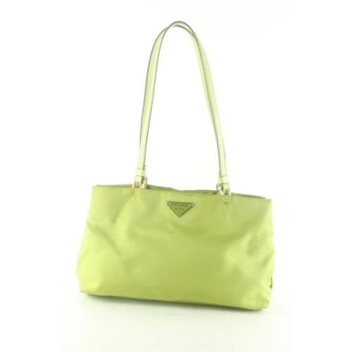 Pre-owned Nylon prada-bags Prada Vintage , Green , Dames