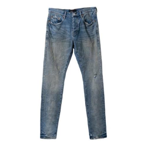 Straight Jeans Purple Brand , Blue , Heren