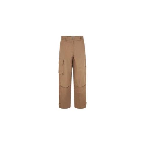 Wijde broek Second Dames , Beige , Dames