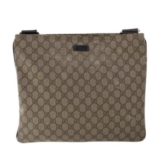 Pre-owned Canvas gucci-bags Gucci Vintage , Beige , Dames