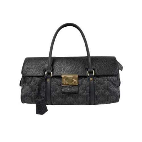 Tweedehands handtas Louis Vuitton Vintage , Black , Dames