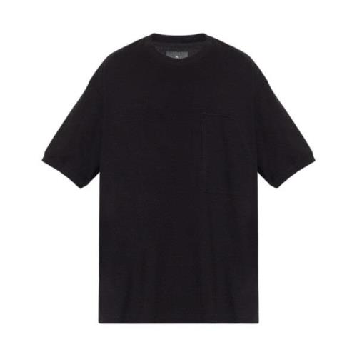 Oversized T-shirt Y-3 , Black , Heren