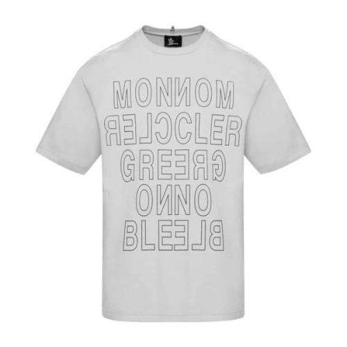 T-shirt Moncler , White , Heren