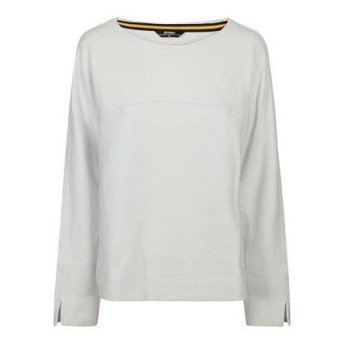 Juliet Sweatshirt van Katoen K-Way , White , Dames