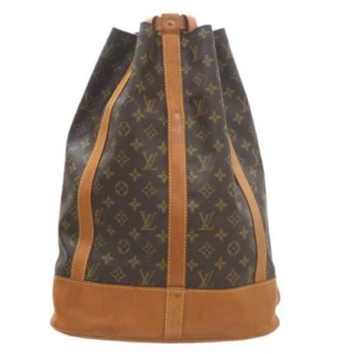 Pre-owned Canvas backpacks Louis Vuitton Vintage , Brown , Dames