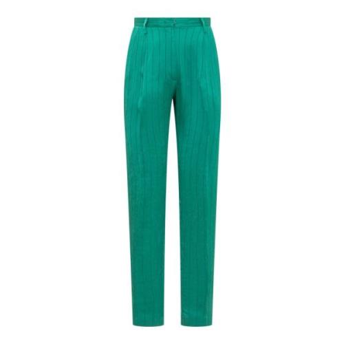 Hoge taille broek Forte Forte , Green , Dames