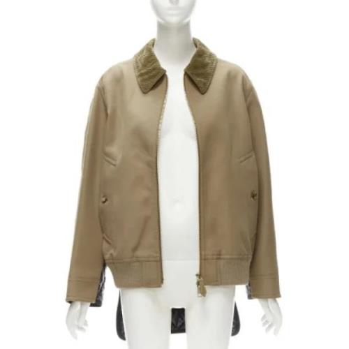 Pre-owned Cotton outerwear Burberry Vintage , Beige , Dames