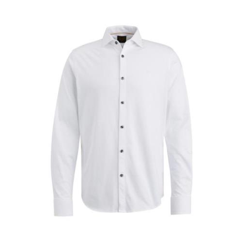 Schone Look Katoenen Jersey Shirt PME Legend , White , Heren