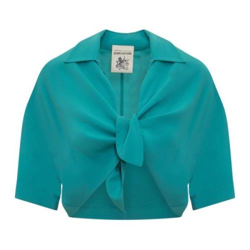 Chelsie Overhemd Semicouture , Blue , Dames