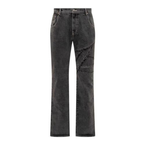 Straight Jeans Andersson Bell , Black , Heren