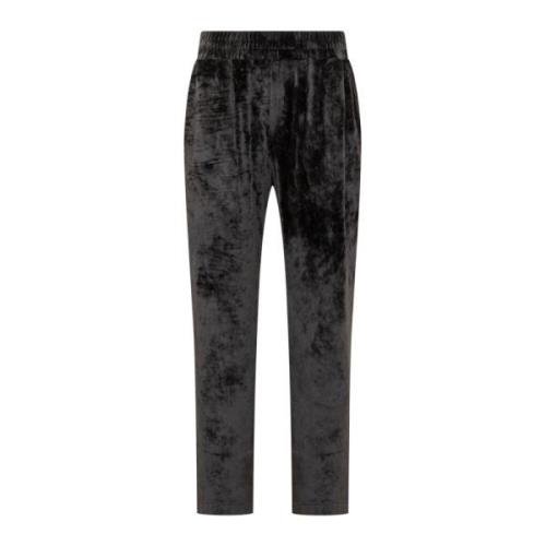 Velvet Track Broek Gcds , Black , Dames