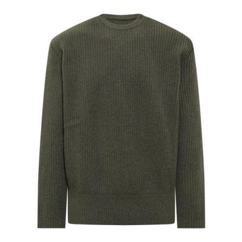 Oversized Crew Neck Trui Givenchy , Green , Heren