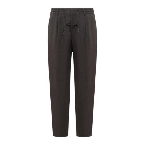 Stijlvolle Broek Hugo Boss , Black , Heren