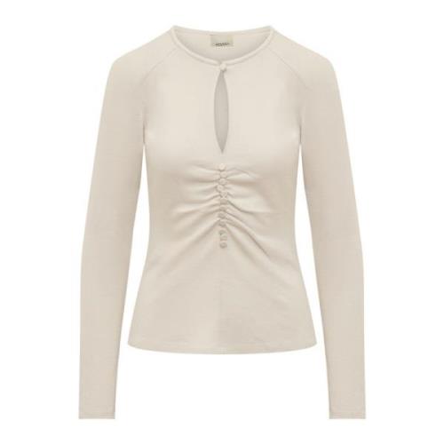 Dorine Top - Stijlvol en Trendy Isabel Marant , Beige , Dames