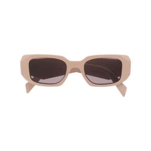 PR 17Ws Vyj6X1 Sunglasses Prada , Beige , Dames